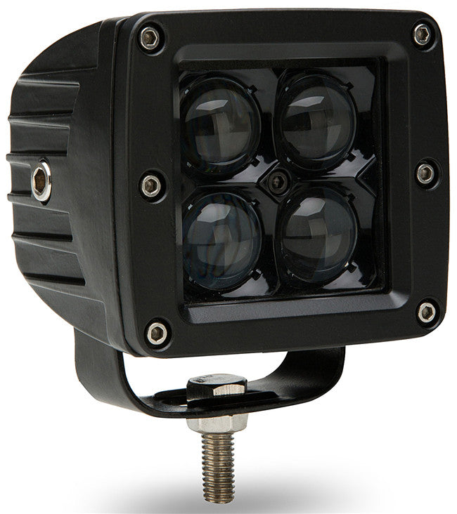3 Inch LED Cube Pod Driving Work Light, 7D Projector Lens Work Lamp 1600LM
