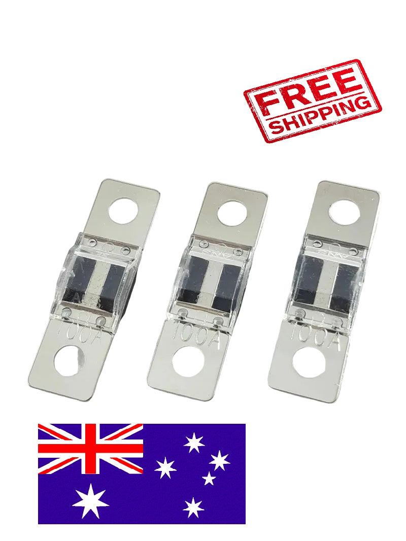 3 x 100 Amp ANS Fuse - Fast Au Post Bulk available DCDC Dual Battery