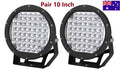 Pair 10 Inch Round LED Driving Spot Lights, 10 Inch Offroad 4WD Spotlights,IP68