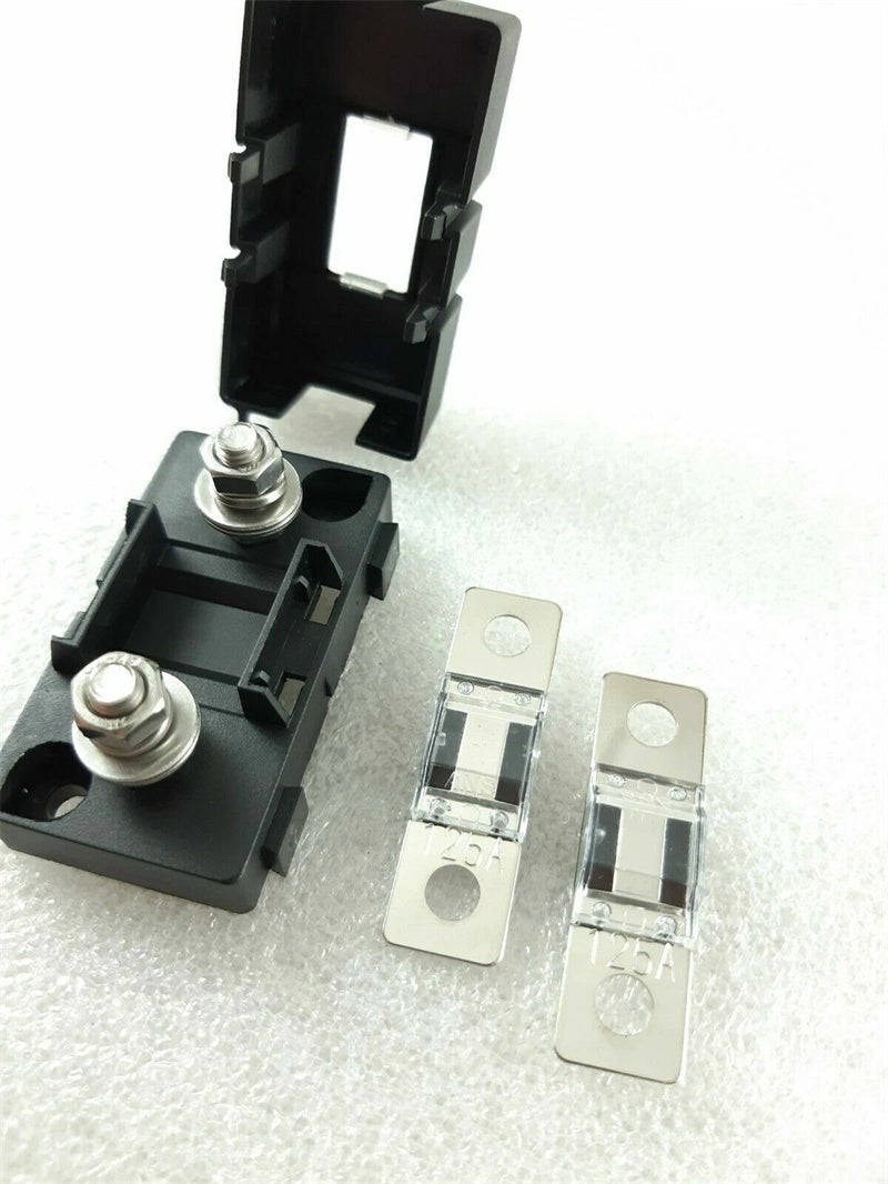 125A MIDI ANS FUSES HOLDERS SUIT DUAL BATTERY OR SOLAR 125AMP BOLT DOWN ANS FUSE