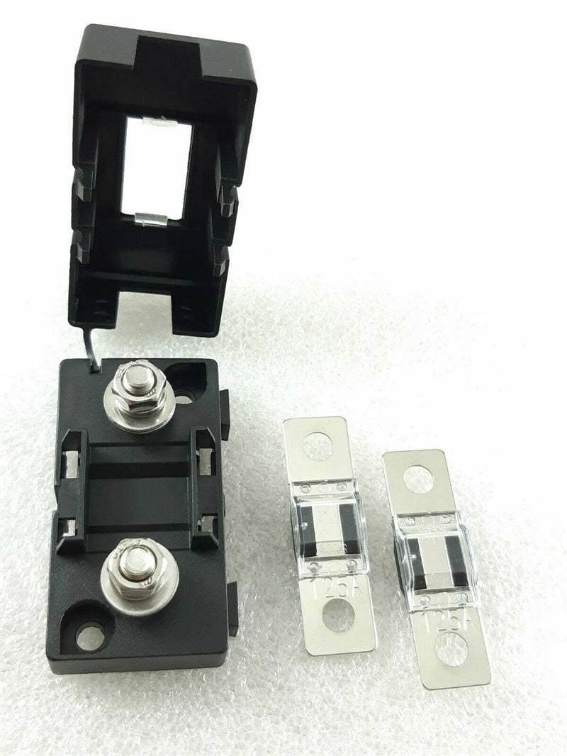 125A MIDI ANS FUSES HOLDERS SUIT DUAL BATTERY OR SOLAR 125AMP BOLT DOWN ANS FUSE