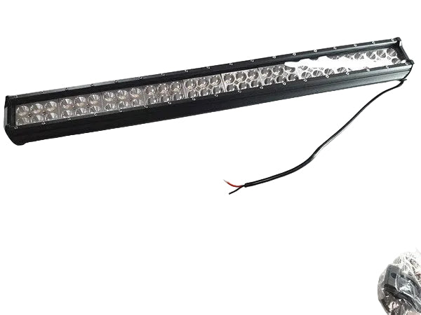 LED light bar on a white surface with an Australian flag in the corner.