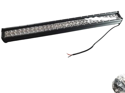 LED light bar on a white surface with an Australian flag in the corner.