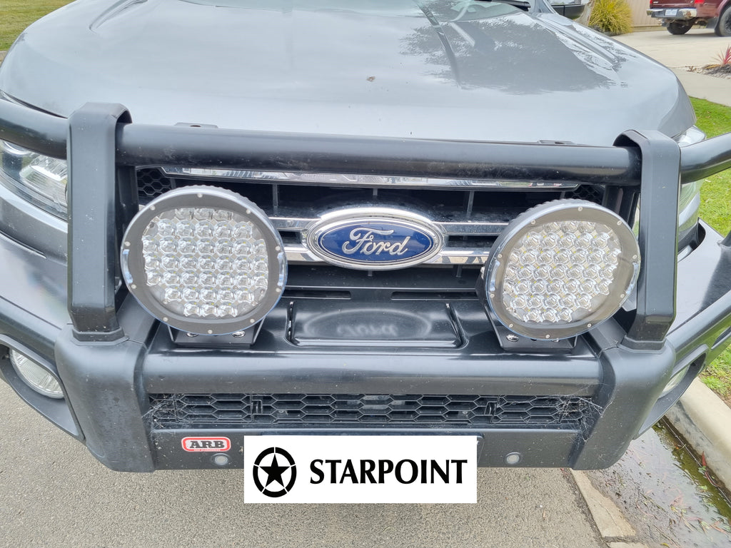Pair 9 Inch Round LED Driving Spot Lights, 9 Inch Offroad 4WD Spotlights, IP68 with 5 Years Warranty