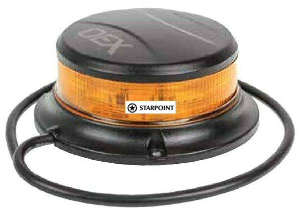 LED Amber Beacon Class 1 Multivolt Low Profile Permanent Mount Bonus Switch