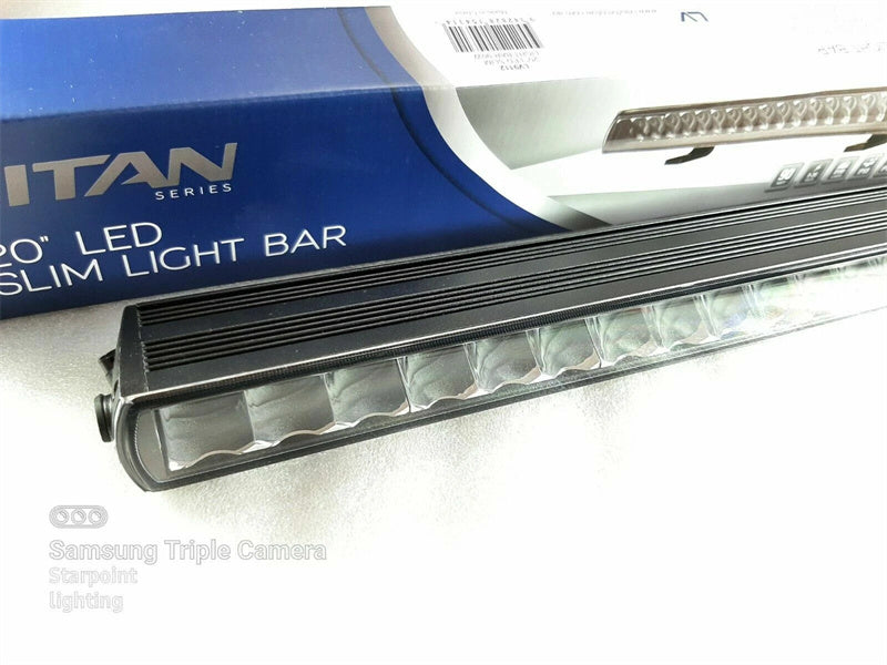 Titan Lighting 20" Slim Light bar, 90w Combo beam Single Row LED Light Bar