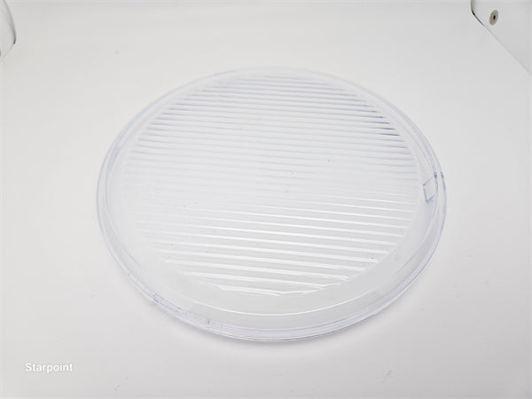 Pair 220mm Driving light Flood Covers Clear