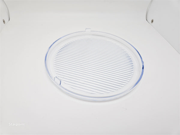 Pair 220mm Driving light Flood Covers Clear