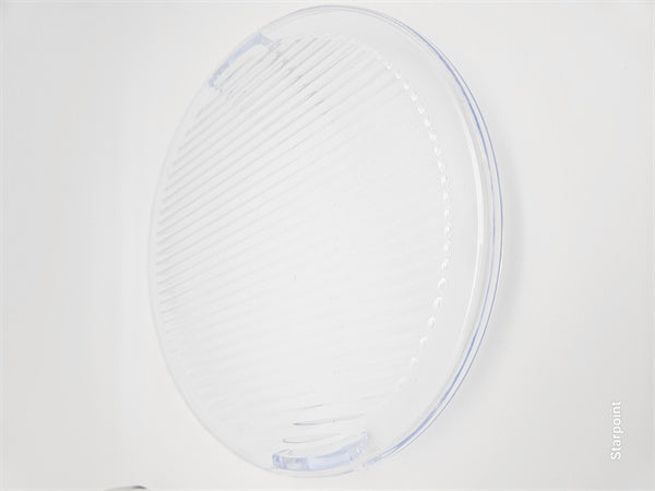 Pair 220mm Driving light Flood Covers Clear