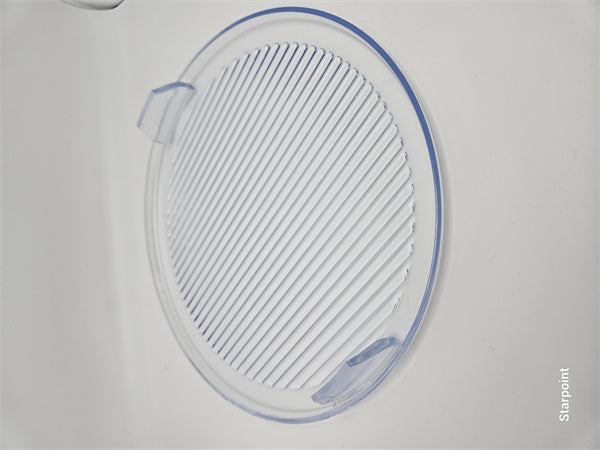 Pair 220mm Driving light Flood Covers Clear