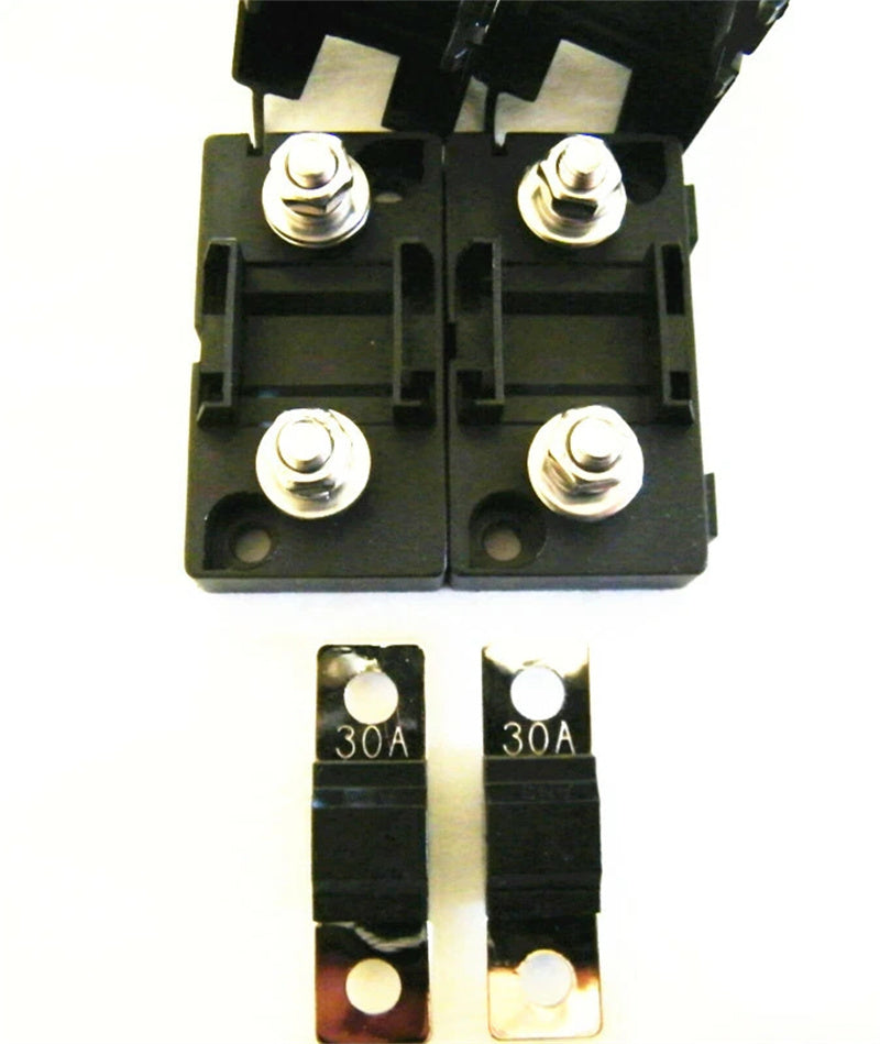 2 x Midi Fuse 30Amp & Heavy Duty Holders To Suit Dual Battery, Bulk Available