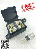 Twin Midi Fuse Holder Kit suits - Dual Battery or Caravan inc 3 x 30 Amp fuses