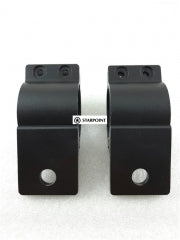 Pair Tubular Bull Bar Mounting Clamps 66-71mm for LED Light Bar & Work Light Mounting Brackets