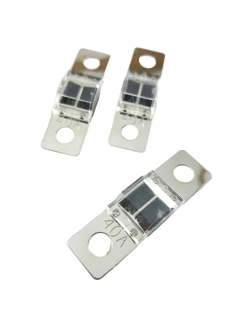 3 x 40 Amp ANS FUSE - SUIT DUAL BATTERY or SOLAR 40 Amp Bolt Down Midi Fuse