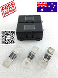3 X 40AMP MIDI Fuse & 2 x Fuse Holder Kit Suit Redarc 1225D Projecta IDC25
