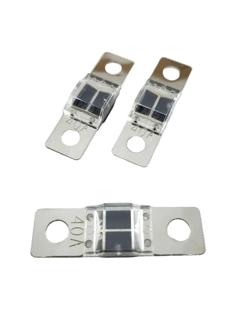 Three metallic solar cells on a textured white surface