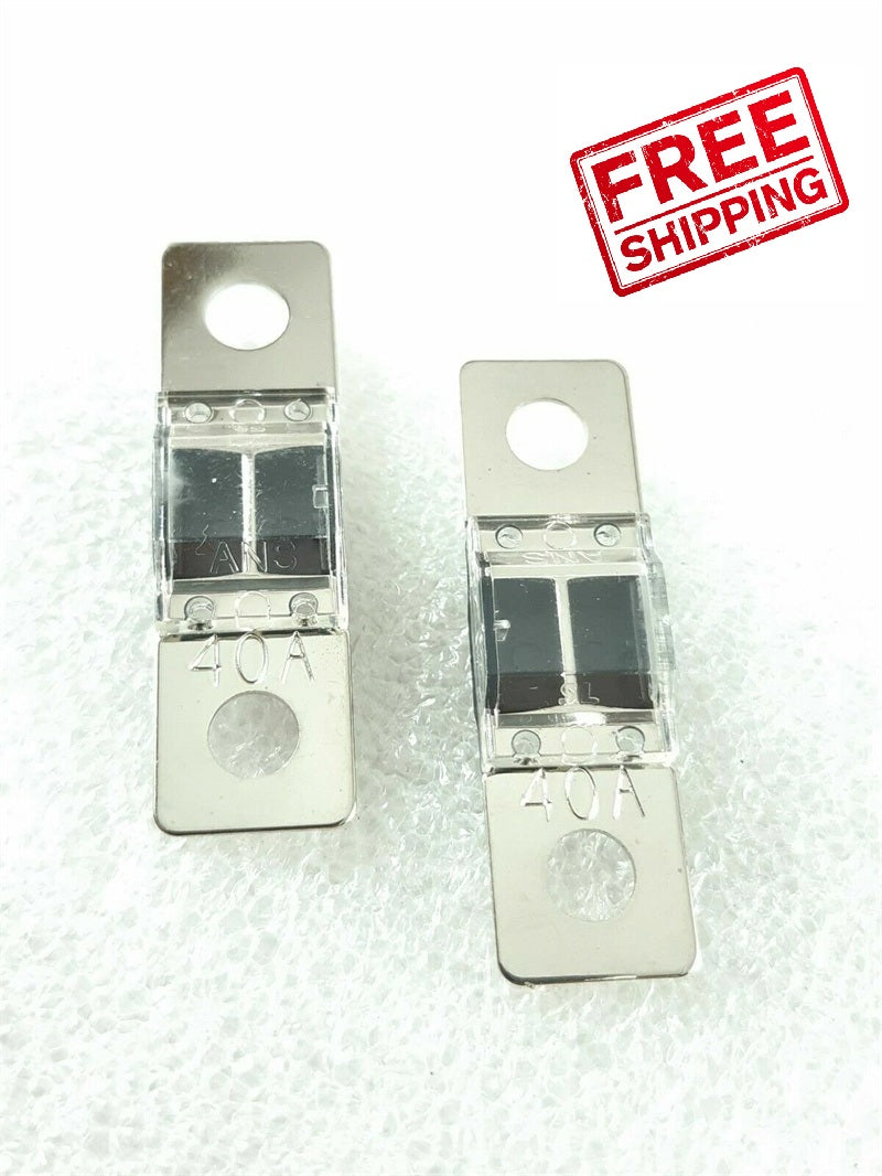 2pc 40A MIDI Fuses to suit Dual Battery or Solar Bolt Down ANS Fuse