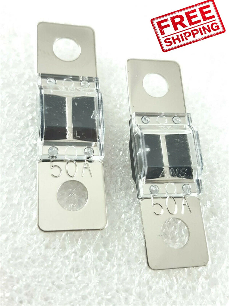 2pc 50A MIDI Fuses to suit Dual Battery or Solar Bolt Down ANS Fuse