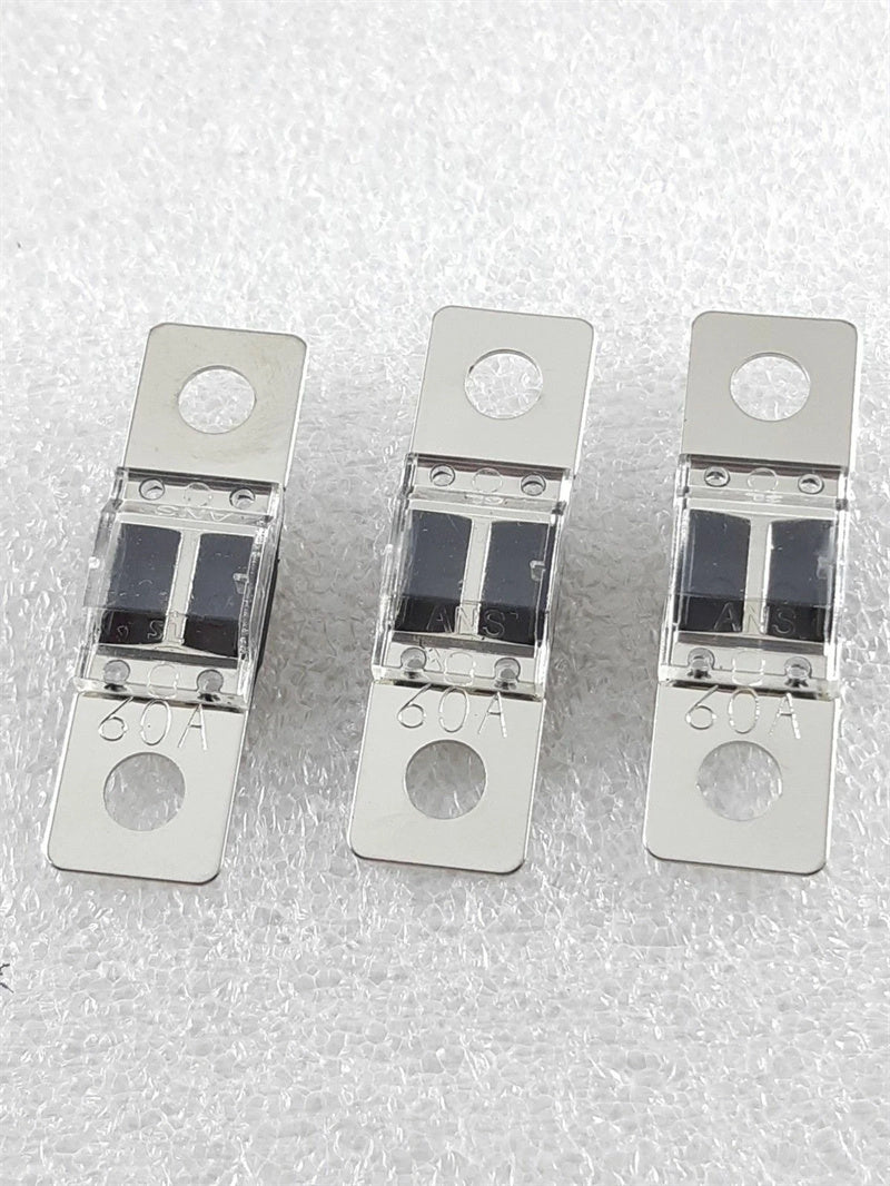 3 x 60 amp ANS FUSES FAST AUS POST DUAL BATTERY MIDI FUSE