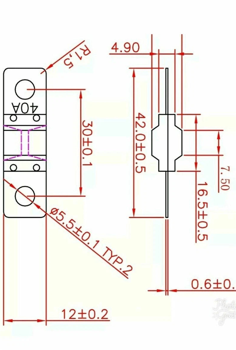 3 x 60 amp MIDI FUSES SUIT DUAL BATTERY or SOLAR BULK AVAILABLE