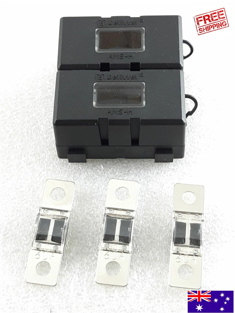 60A Fuse & Holder Kit to suit BCDC1240D Dual Battery System