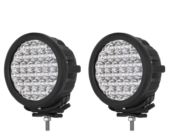 Pair Powerful 7 Inch LED Driving Spotlights, Round Off Road 4WD Driving Spot Lights for 4WD