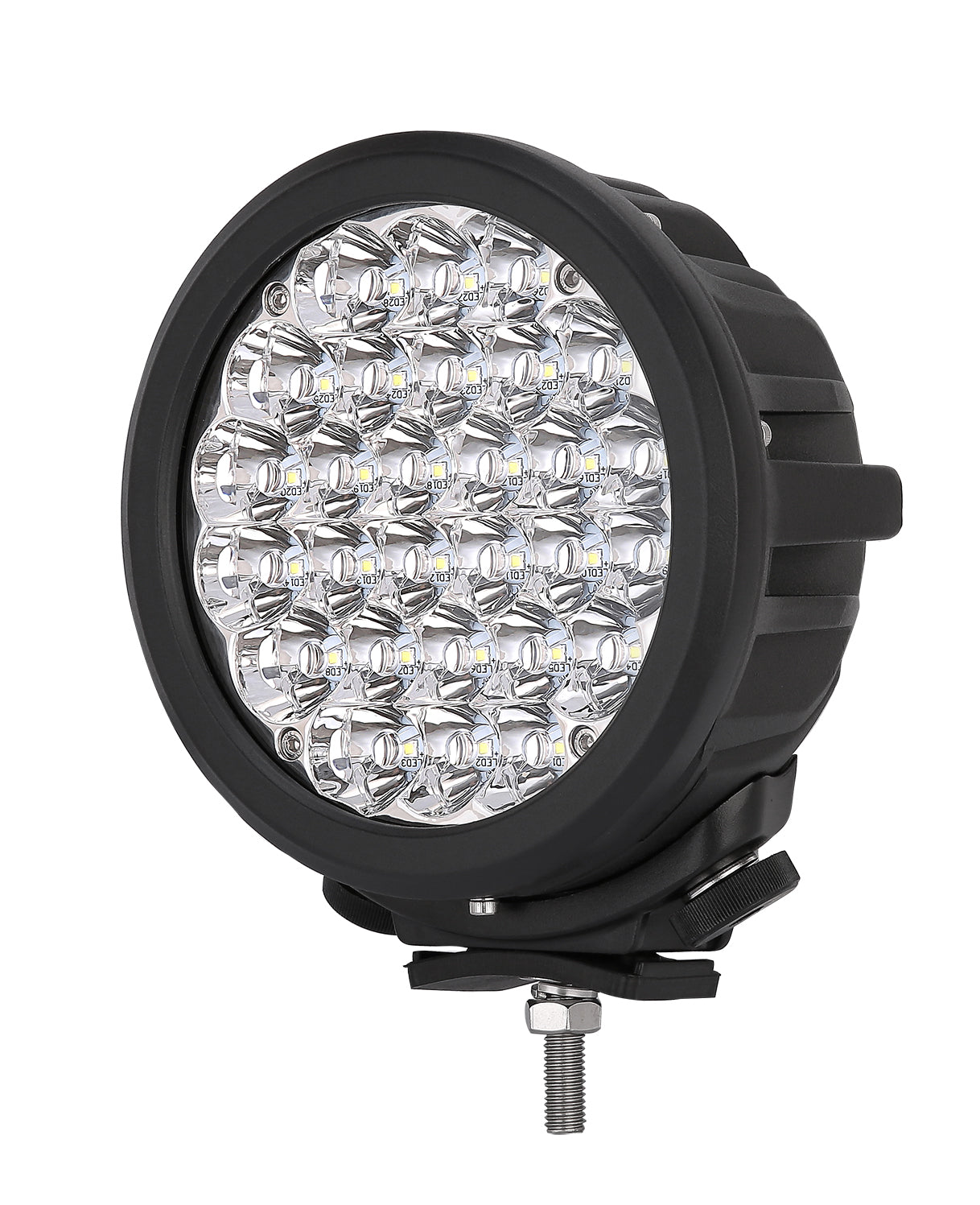 Pair Powerful 7 Inch LED Driving Spotlights, Round Off road 4x4 LED Driving Light Combo Kit