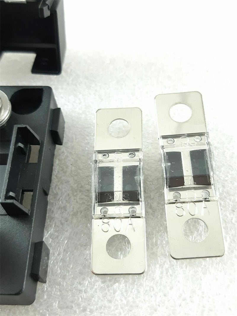 80A MIDI ANS FUSES HOLDERS SUIT DUAL BATTERY OR SOLAR 80AMP BOLT DOWN ANS FUSE