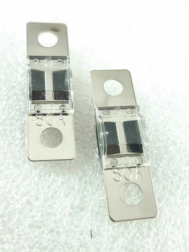 2pc 80A MIDI Fuses to suit Dual Battery or Solar Bolt Down ANS Fuse