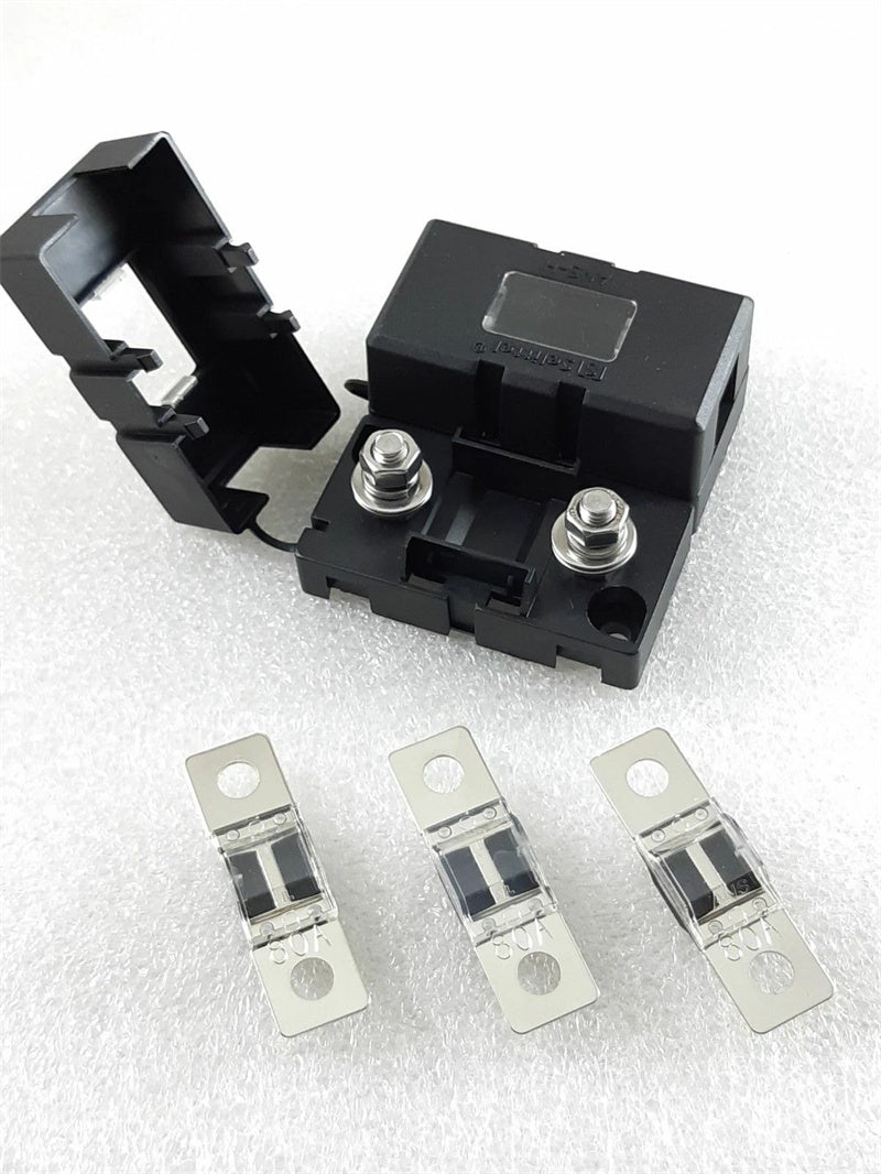 Midi Fuse Holder Kit - 2 x Fuse Holders 3 x 80 Amp Fuse Dual Battery Aus Stock
