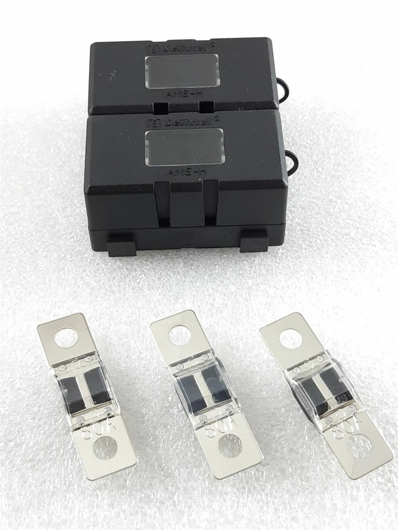 Midi Fuse Holder Kit - 2 x Fuse Holders 3 x 80 Amp Fuse Dual Battery Aus Stock
