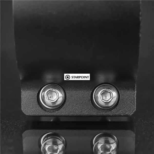 Pair Tubular Bull Bar Mounting Clamps 66-71mm for LED Light Bar & Work Light Mounting Brackets
