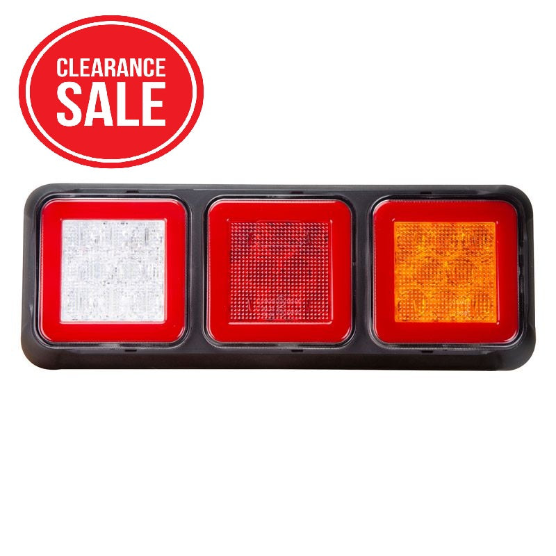 Roadvision LED Rear Combination Lamp 10-30V Stop/Tail/Ind/Rev Glow Park 274x100m