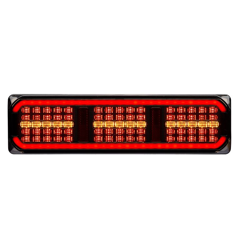 Roadvision LED Rear Combination Lamp 10-30V Stop/Tail/Ind/Ref Glowtech Tail 390x105x39mm