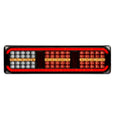 LED Rear Combination Lamp 10-30V Stop/Tail/Ind/Rev/Ref Glowtech Tail 390x105x39mm