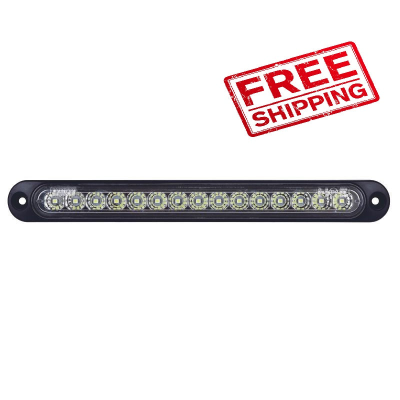 Roadvision LED Reverse Lamp 10-30V 15 LED Strip Surface Mount 252x28mm