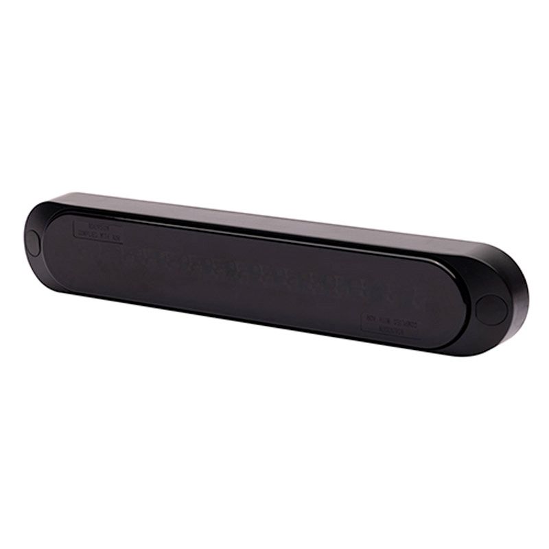 LED Rear Indicator/Tail/Combo/Stop/Reverse Lamp Glowtech 12V Blacked Out Lens Surface Mnt 252x45mm