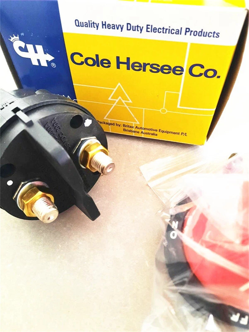 Battery Master Switch 75920 SPST On/Off Cole Hersee Isolator 300A @ 12v Lockable