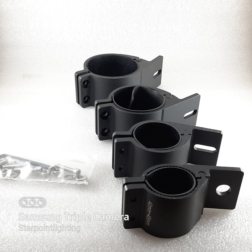 Nudge Bar Mounting Clamps Bull Bar Brackets Suits Bar & Work Light Driving Light