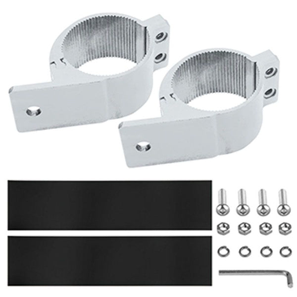 Nudge Bar Mounting Clamps Bull Bar Brackets Suits Bar & Work Light Driving Light