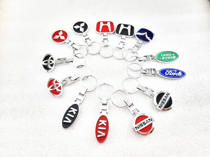 Quality Key chain Double sided  KIA, Mitsubishi, Honda, Land Rover, Nissan, Toyota, Ford, Mazda Keyring