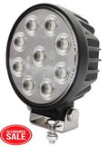 Round 36W LED Work Light 60° Wide Flood Beam 9-36V 3600lm 5700K IP68