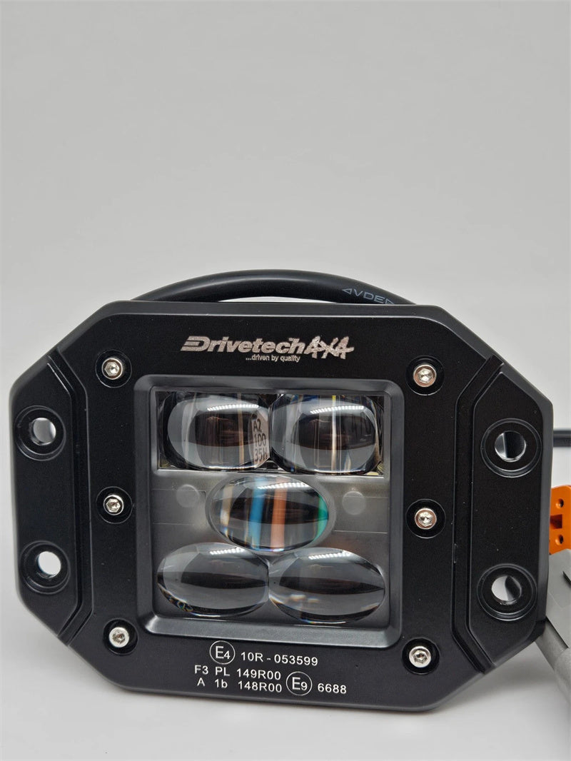 Drivetech 4X4 Flush Mount Park/Indicator light 12V or 24V