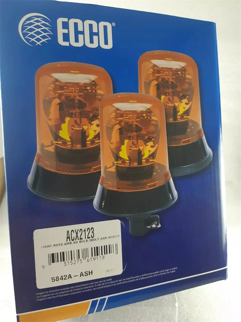 Amber Beacon Halogen 12/24v Permanent Mount ACX2123 Revolving Beacon 178 x 153mm
