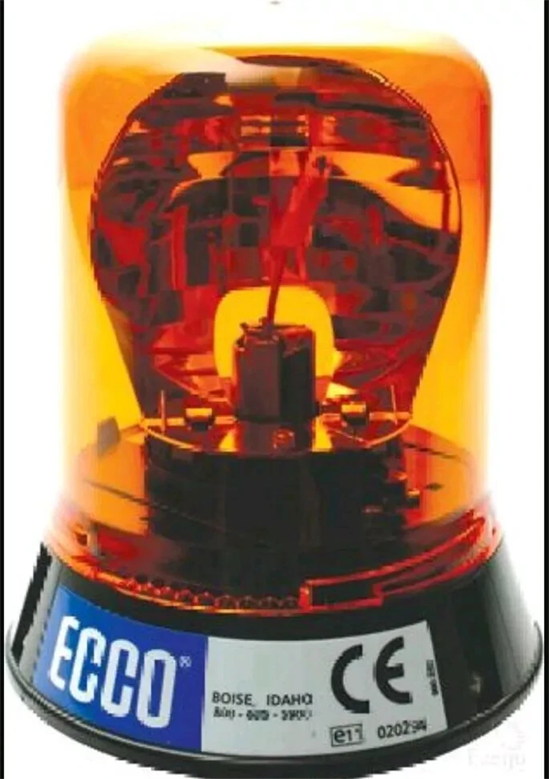 Amber Beacon Halogen 12/24v Permanent Mount ACX2123 Revolving Beacon 178 x 153mm