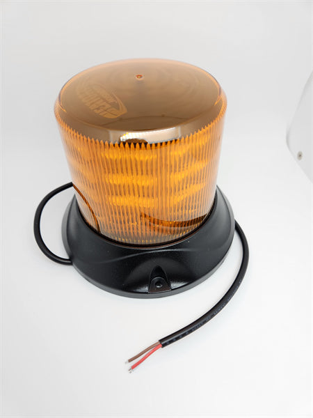 Roadvision LED Beacon Revolver Maxi 10-30V Amber Fixed Mount 15W 5 Function SAE Class 1