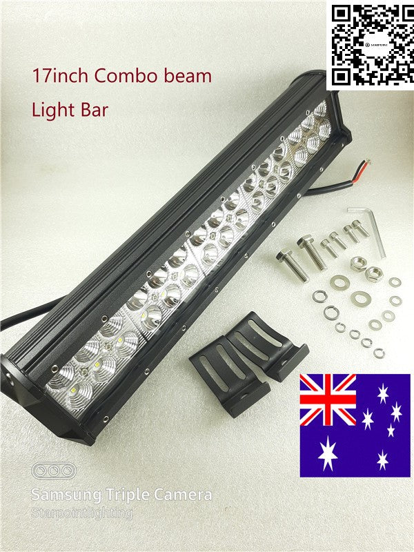 Starpoint 17 Inch LED Light Bar, 4X4 Offroad Driving Light Bar for TRUCK, SUV, UTE, ATV