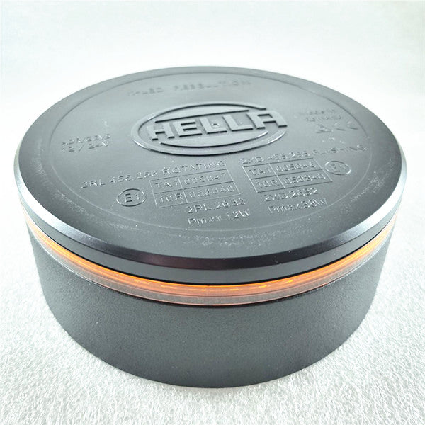 Hella LED Amber Rotating Beacon Permanently visible warning signal E75-2RL455256001