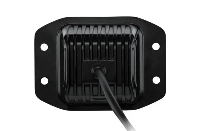Hella Black Magic LED Cube Light Kit 3.2” Flood Beam Flush Mount 12V/24V