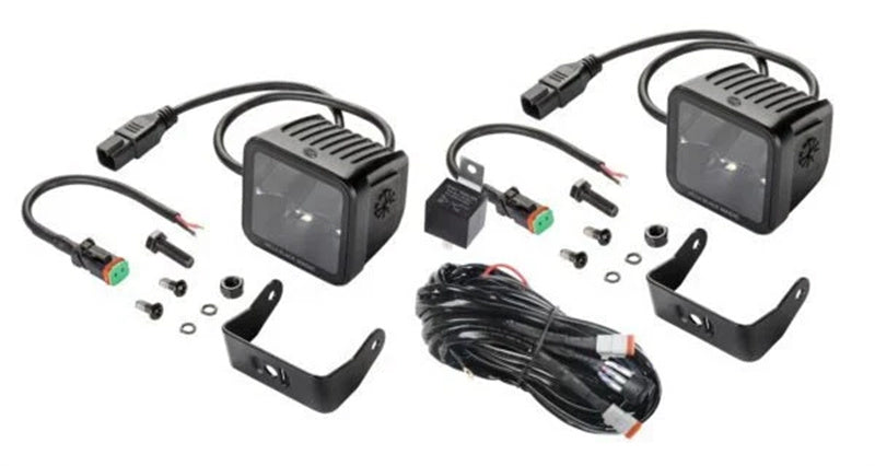 Hella Black Magic LED Cube Light Kit 3.2” Spot Beam 12V/24V